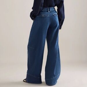 NWT Size 26 - Pilcro Full Curve High-Rise Wide-Leg Jeans